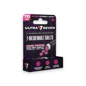 Ultra Seven 7mg 7-OH Mixed Berries Chewable Tablets 10ct