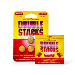 Ultra Seven Double Stacks 7-Oh Chewable Tablets Lemon Berry 80mg Per Tablet