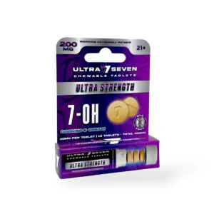 Ultra Seven Ultra Strength 7-Oh Chewable Tablets Cookies & Cream 20mg
